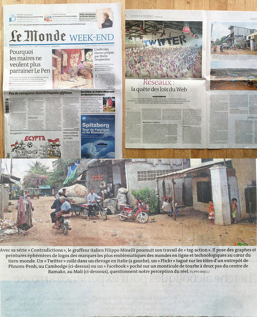 ARTICLE: CONTRADICTIONS ON LE MONDE